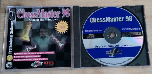 Chessmaster schach cd - schach, cd-rom