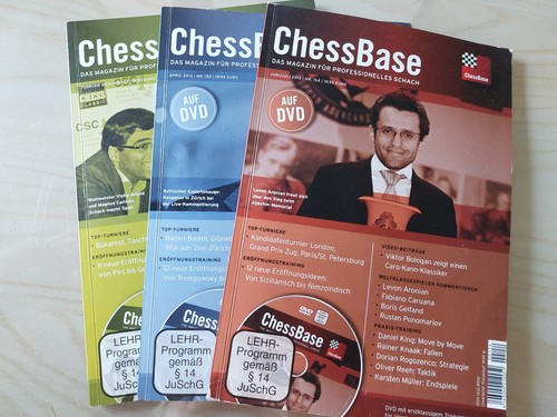 Chessbase mit 3 stück - chessbase, cd